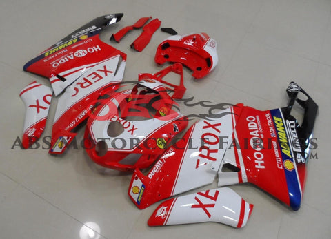 Ducati 749 (2005-2006) Red & White XEROX Fairings