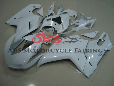 Ducati 848 (2007-2014) White Fairings