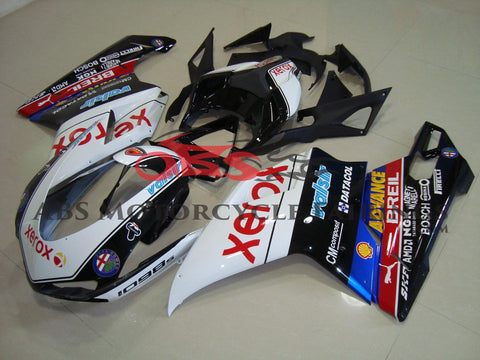 Ducati 1198 (2007-2012) Black & White Xerox Fairings