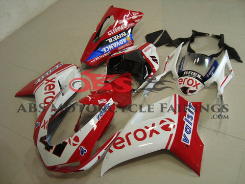 Ducati 848 (2007-2014) Red & White Xerox #41 Fairings