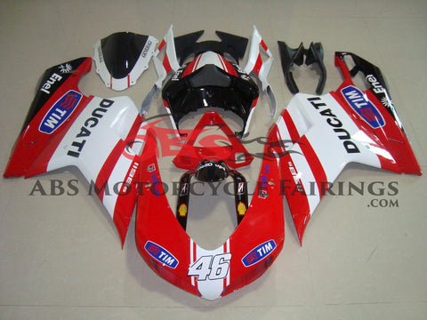 Ducati 848 (2007-2014) Red, White & Black Tim #46 Fairings