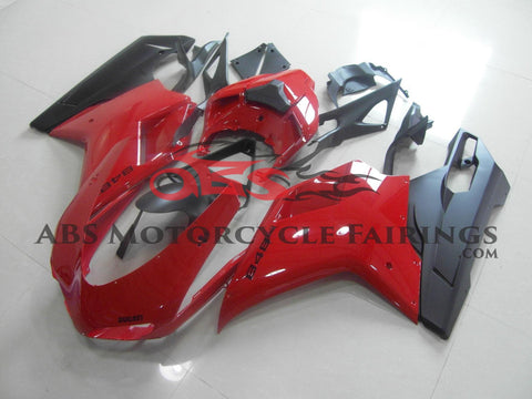 Ducati 1098 (2007-2012) Red & Matte Black Fairings