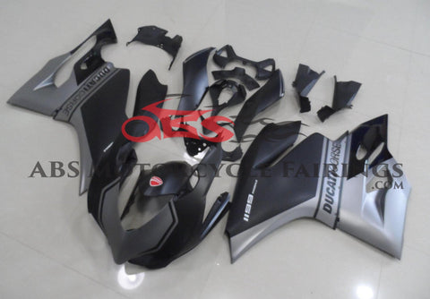 Ducati 1199 (2011-2014) Matte Black & Matte Grey Fairings