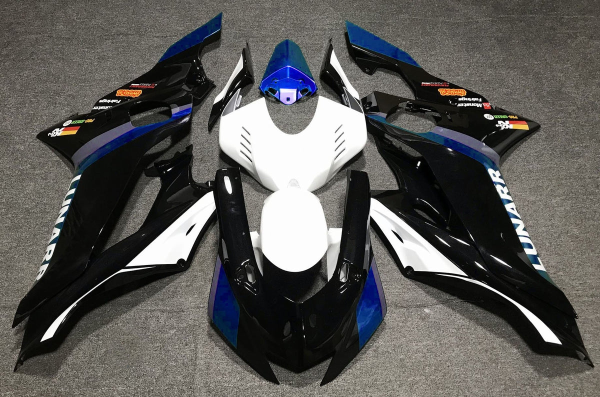 YAMAHA YZF-R6 (2017-2020) Black, White & Blue Fairings