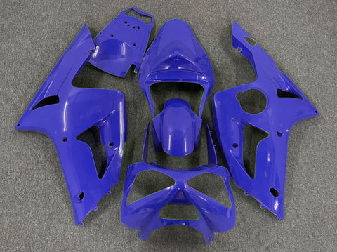 Fairing kit for a Kawasaki ZX6R 636 (2003-2004) Blue