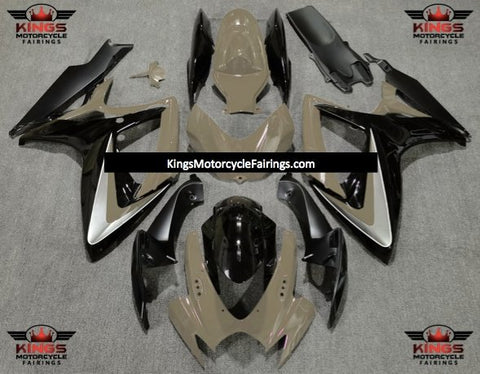 Suzuki GSXR750 (2006-2007) Desert Tan, Black & Silver Fairings