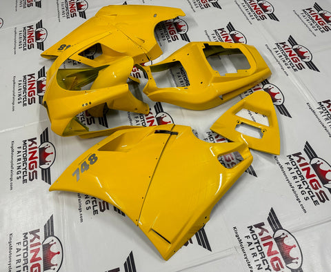 Ducati 748 (1994-2003) Dark Yellow, Silver Fairings