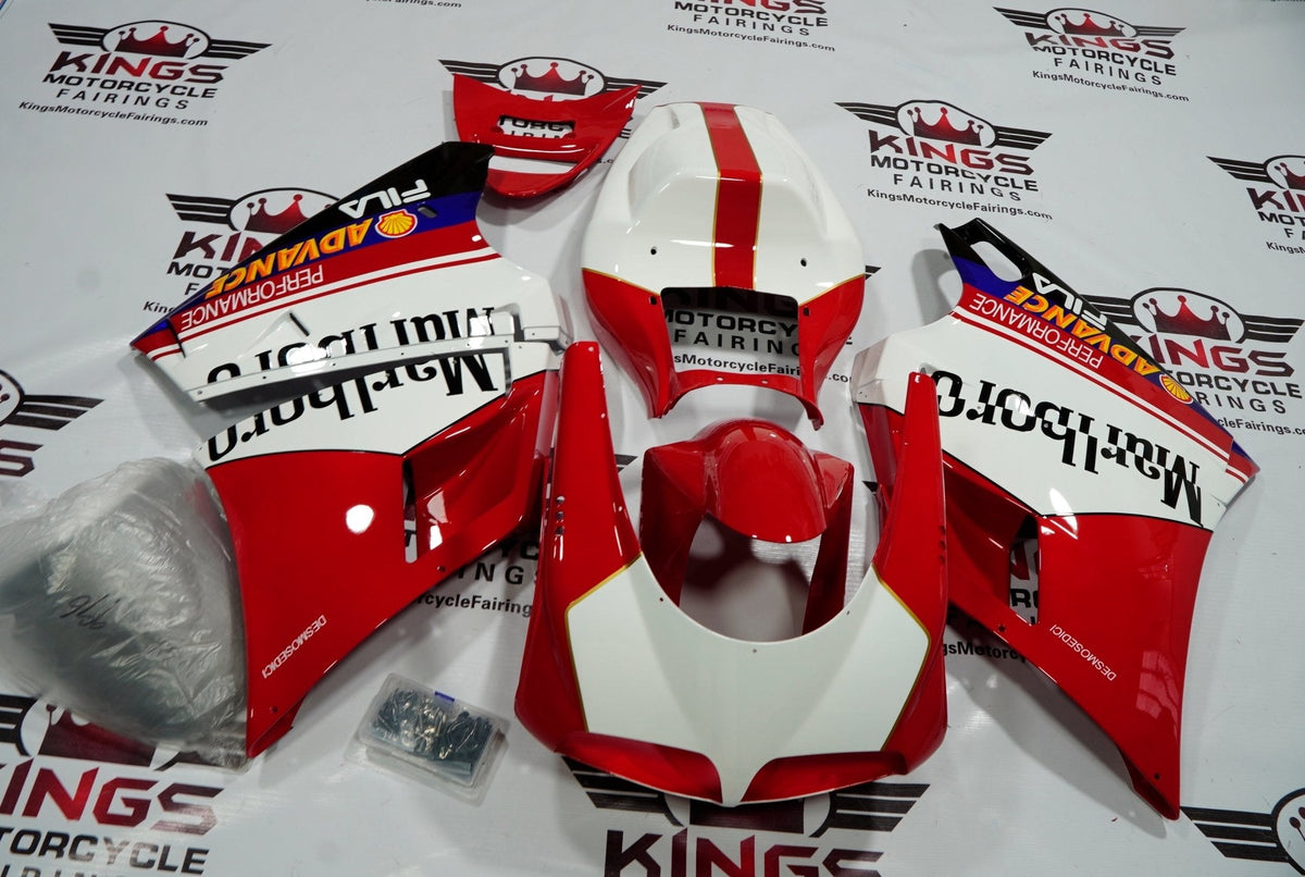 Ducati 748 (1994-2003) Red & White Marlboro Fairings