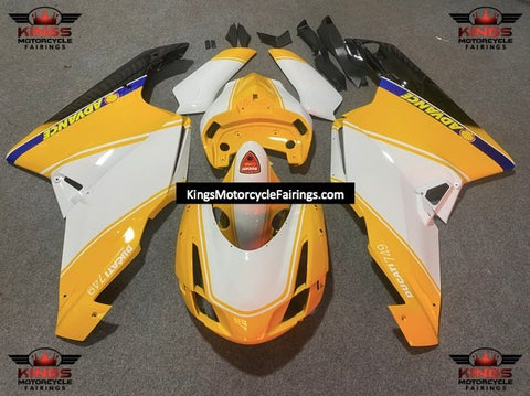 Ducati 749 (2003-2004) Yellow & White Race Fairings