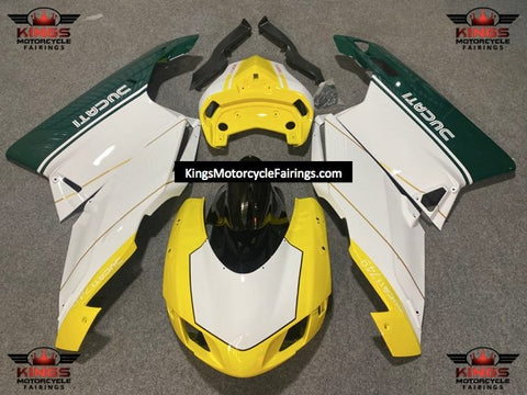 Ducati 749 (2005-2006) Yellow, White & Green Race Fairings