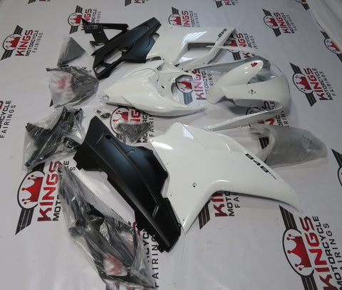 Ducati 848 (2007-2014) White & Matte Black Fairings