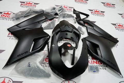 Ducati 848 (2007-2014) Matte Black & Black Fairings