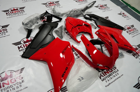 Ducati 848 (2007-2014) Red & Matte Black Fairings