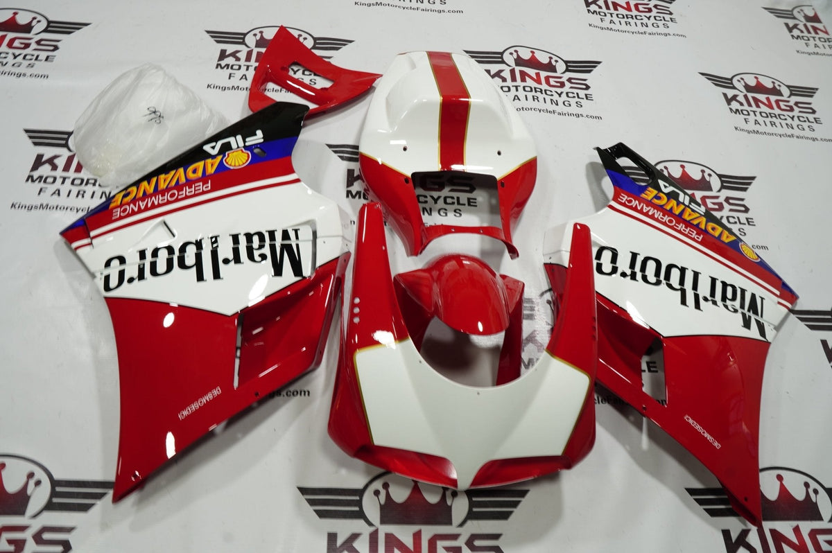 Ducati 916 (1994-1999) Red & White Marlboro Fairings