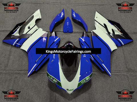 Ducati 959 Panigale Fairings (2015-2016) Blue, White, Black