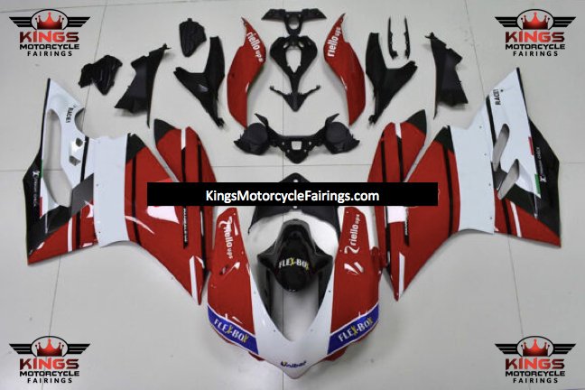 Ducati 959 Panigale Fairings (2015-2016) Red, White, Black