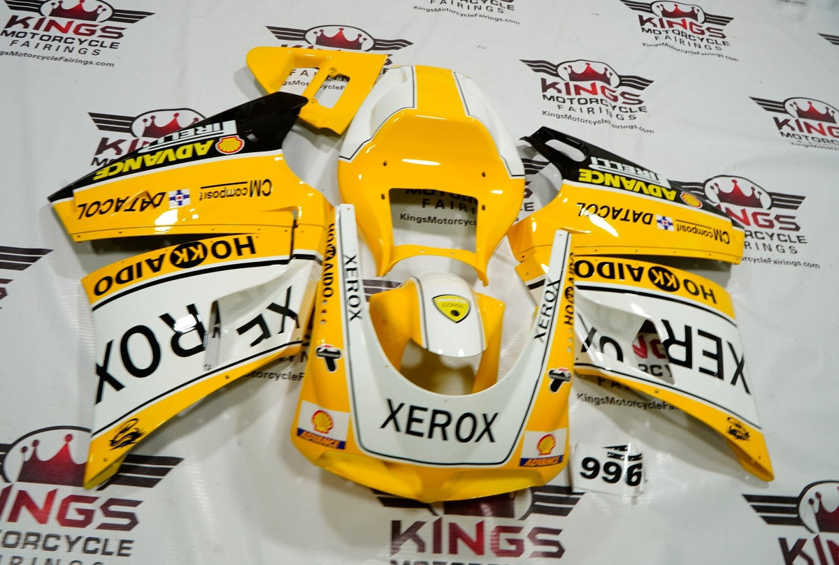 Ducati 998 (2002-2003) Yellow, White & Black Xerox Fairings