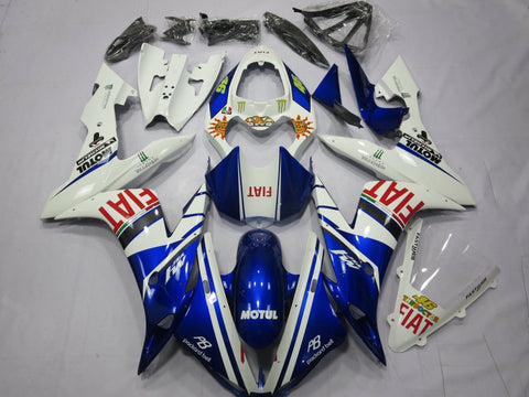 Yamaha YZF-R1 (2004-2006) Blue, White & Red Fiat Motul Fairings