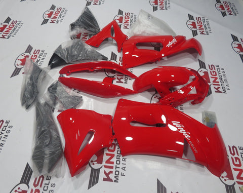 Fairing Kit for a Kawasaki Ninja 650R (2006-2008) Red, Black, White