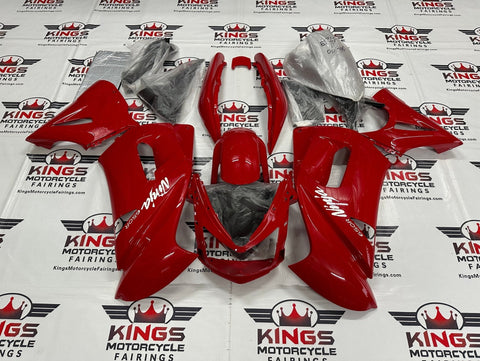 Fairing Kit for a Kawasaki Ninja 650R (2006-2008) Red, White Black