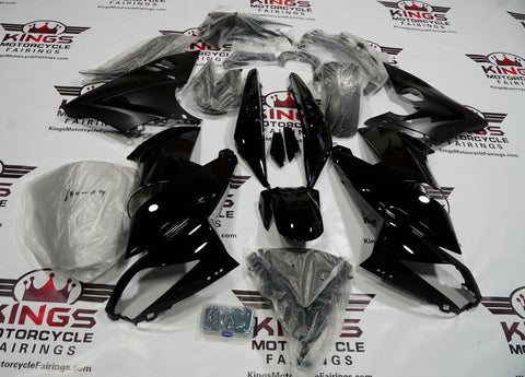 Fairing Kit for a Kawasaki Ninja 650R (2009-2011) Black