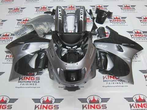 Fairing Kit for a Kawasaki ZX-11 / ZZR1100 D Model (1993-2001) Black & Gray