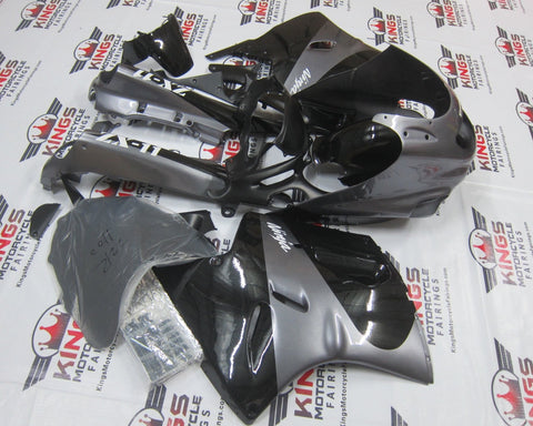 Fairing Kit for a Kawasaki ZX-11 / ZZR1100 D Model (1993-2001) Black & Gray