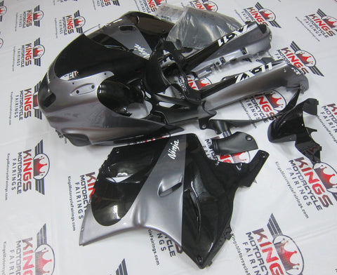 Fairing Kit for a Kawasaki ZX-11 / ZZR1100 D Model (1993-2001) Black & Gray