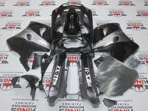 Fairing Kit for a Kawasaki ZX-11 / ZZR1100 D Model (1993-2001) Black & Gray