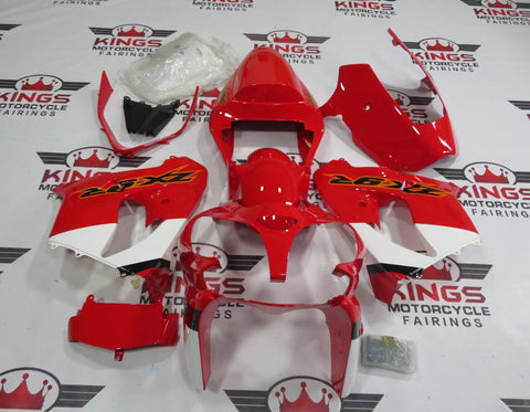 Fairing Kit for a Kawasaki ZX-9R (2002-2003) Red, White, Black & Orange