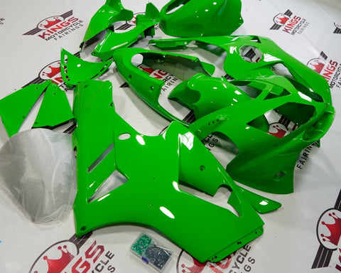 Fairing kit for a KAWASAKI NINJA ZX12R (2002-2006) Lime Green