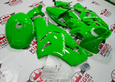 Fairing kit for a KAWASAKI NINJA ZX12R (2002-2006) Lime Green & White