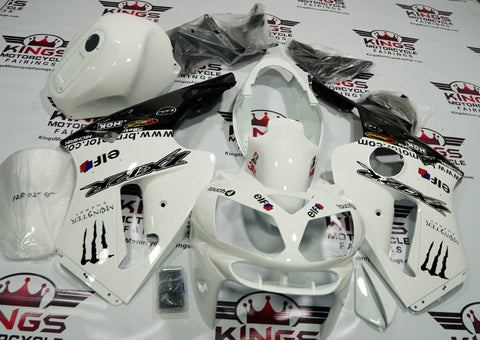 Fairing kit for a KAWASAKI NINJA ZX12R (2002-2006) WHITE & BLACK MONSTER ENERGY