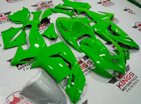 Fairing kit for a Kawasaki Ninja ZX10R (2006-2007) Green