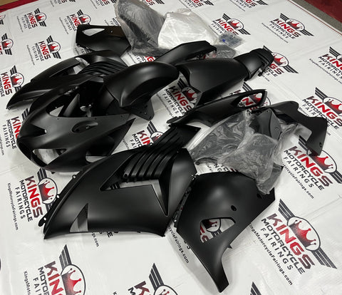 Fairing kit for a Kawasaki Ninja ZX14R (2006-2011) Matte Black