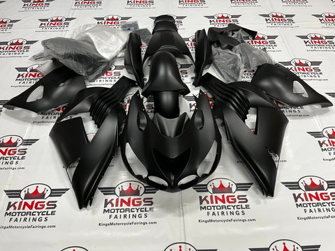 Fairing kit for a Kawasaki Ninja ZX14R (2006-2011) Matte Black