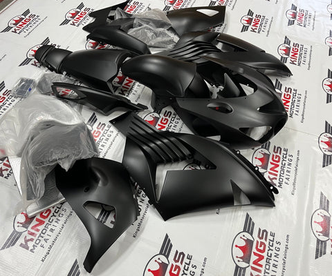 Fairing kit for a Kawasaki Ninja ZX14R (2006-2011) Matte Black