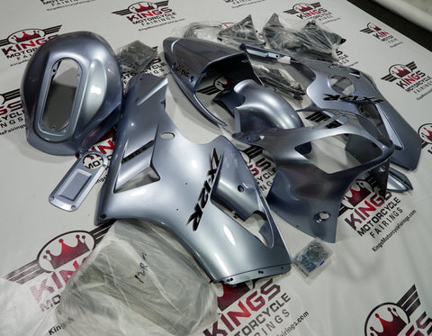 Fairing kit for a Kawasaki ZX12R (2000-2001) Silver & Black