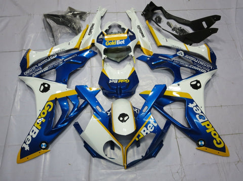 BMW S1000RR (2009-2014) Blue, Yellow & White Fairings