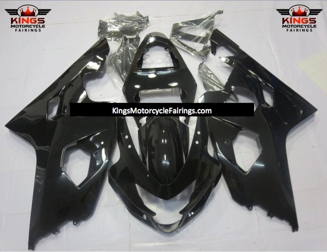 Suzuki GSXR750 (2004-2005) Gloss Black Fairings