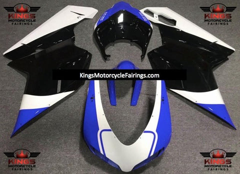 Ducati 1098 (2007-2012) Blue, White & Black Fairings