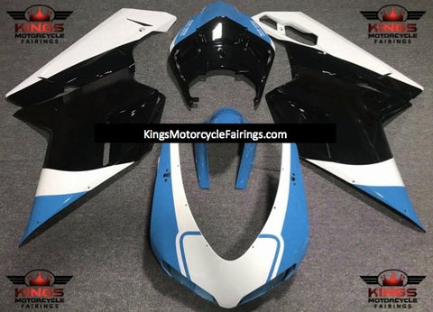 Ducati 1098 (2007-2012) Light Blue, White & Black Fairings