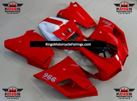 Ducati 998 (2002-2003) Red, White & Black Fairings