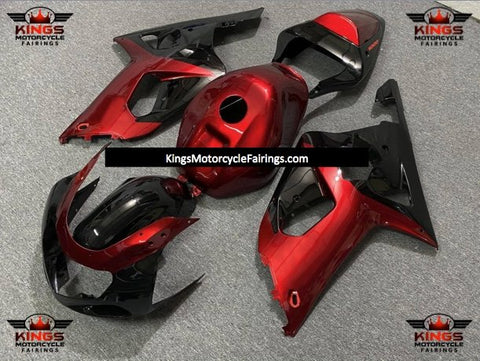 Suzuki GSXR750 (2000-2003) Black & Red Fairings