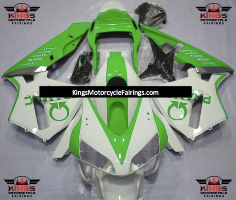 Honda CBR600RR (2003-2004) White & Green Pramac Fairings