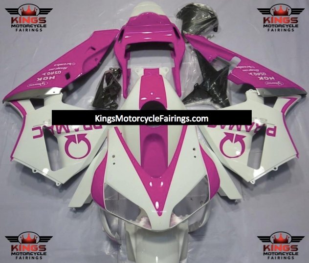 Honda CBR600RR (2003-2004) White & Pink Pramac Fairings