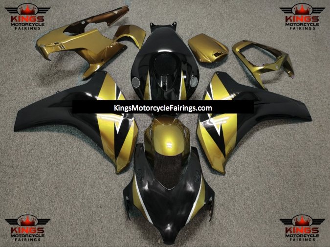 Honda CBR1000RR (2008-2011) Gold, Black & Silver Fairings