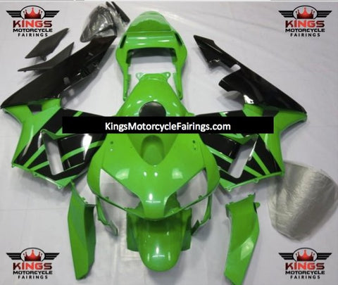 Honda CBR600RR (2003-2004) Green & Black Fairings