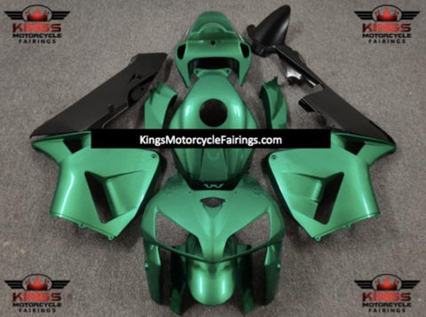 Honda CBR600RR (2005-2006) Green & Matte Black Fairings