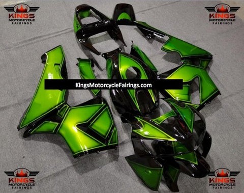 Honda CBR600RR (2005-2006) Green & Black Special Design Fairings